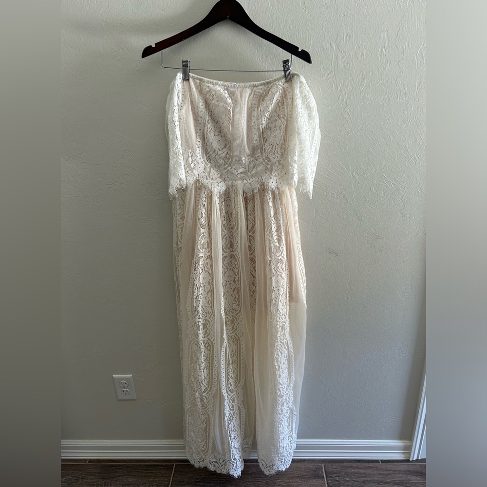 Baltic Born off the shoulder maxi dress